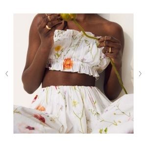 NWT H&M floral tube top bandeau